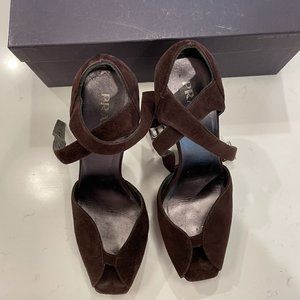 Rare Prada Calzature donna Camoscio Suede Heel